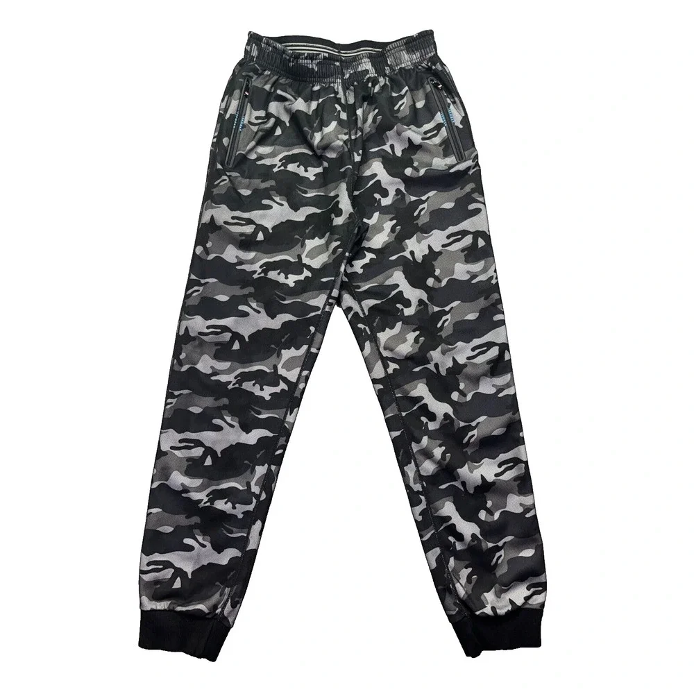 166Wear Camo Joggers Hiking Outdoor Pants Gorpcore Drawstring Waist 25 in Unisex